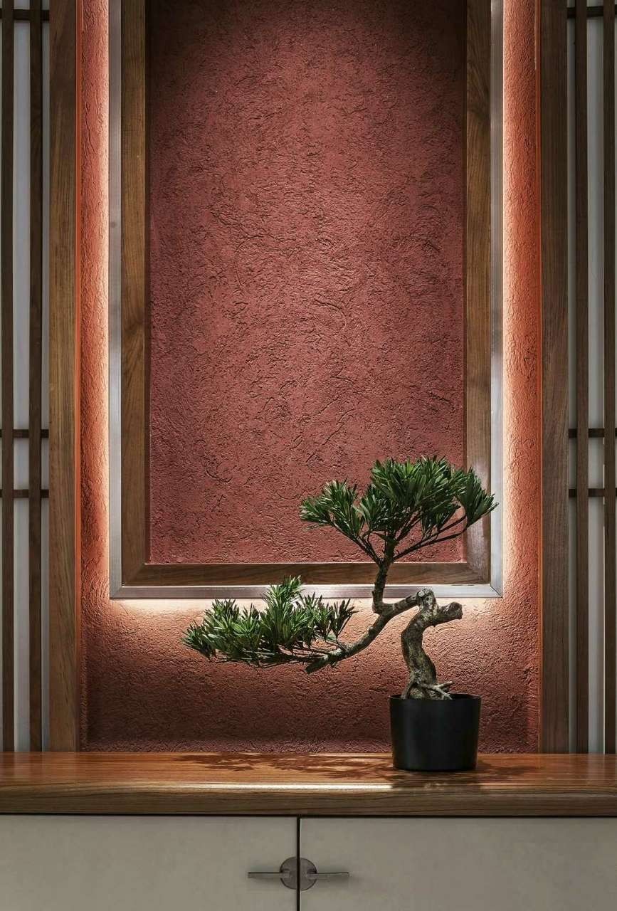 新中式玄關(guān)，推開(kāi)門就讓人驚艷到心!