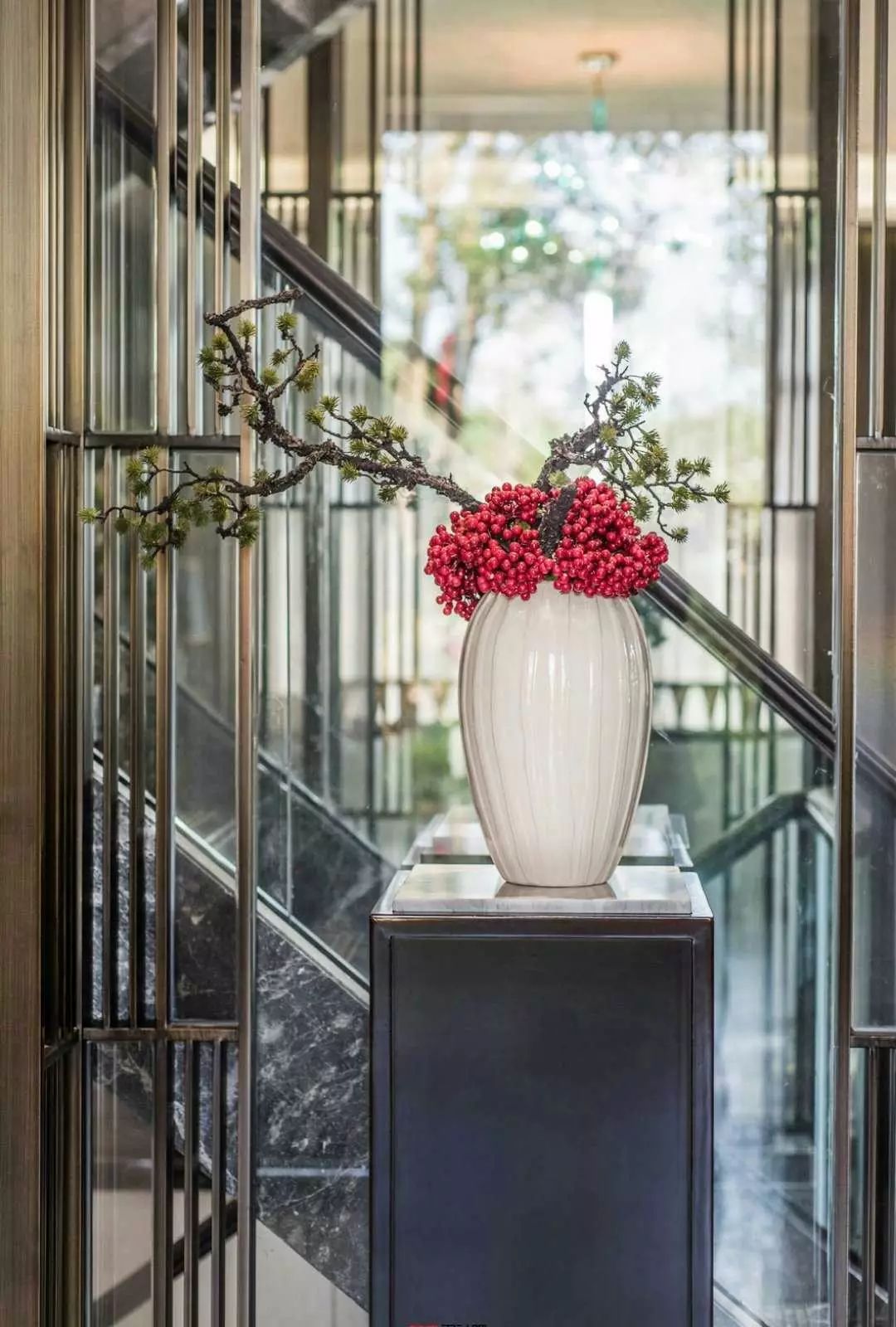 新中式玄關(guān)，推開(kāi)門就讓人驚艷到心!