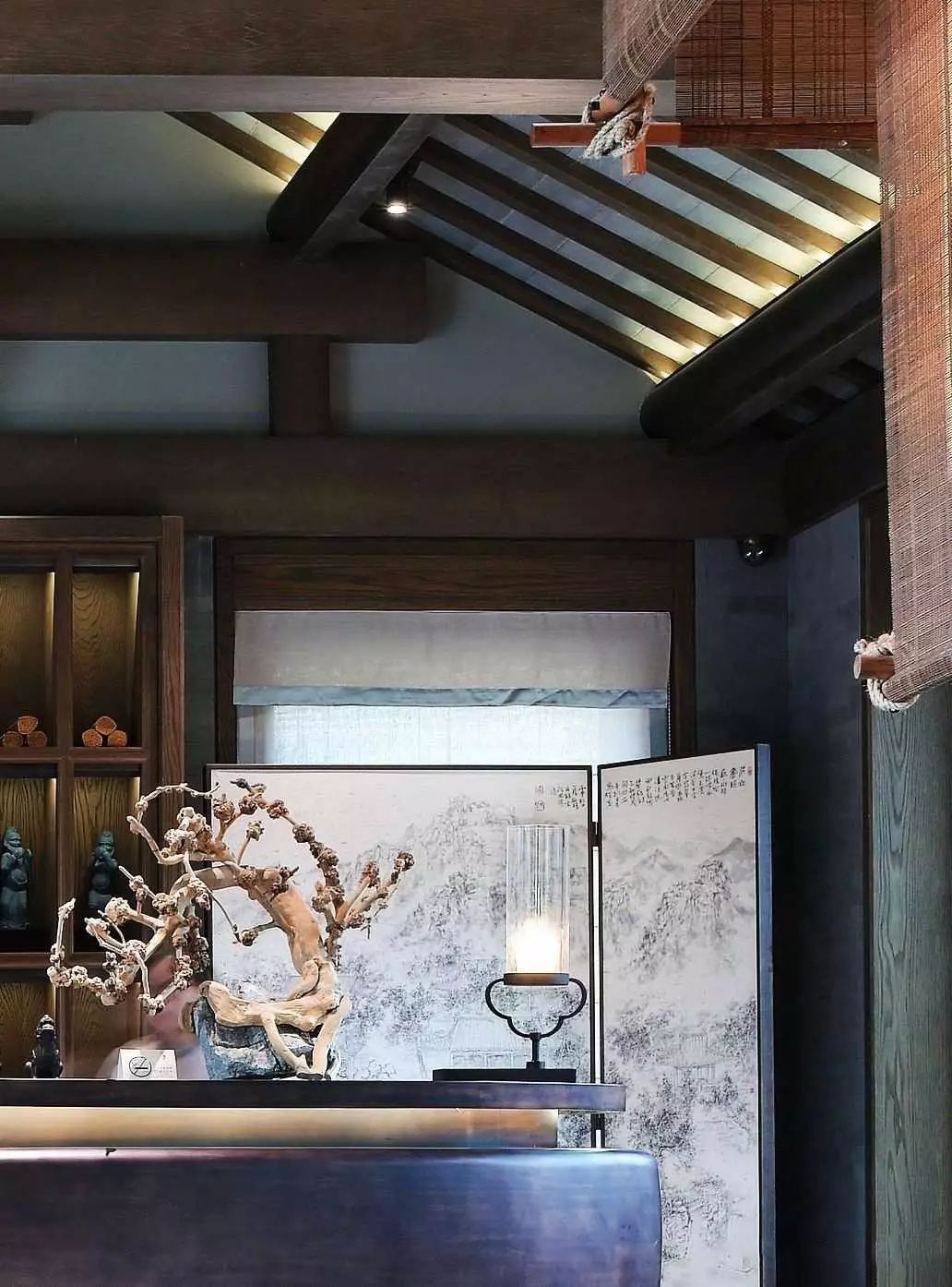 新中式玄關(guān)，推開(kāi)門(mén)就讓人驚艷到心!