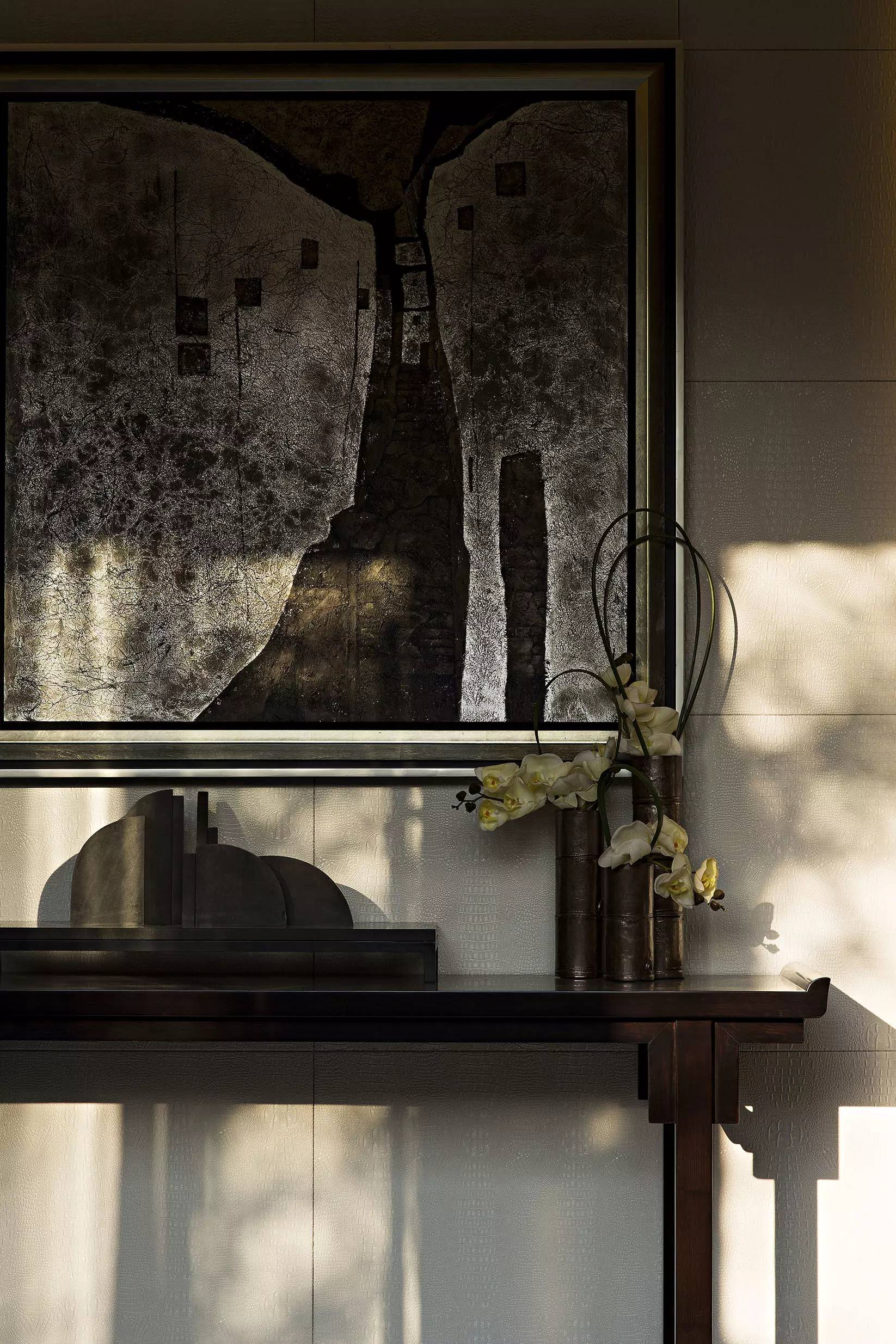 新中式玄關，推開門就讓人驚艷到心!