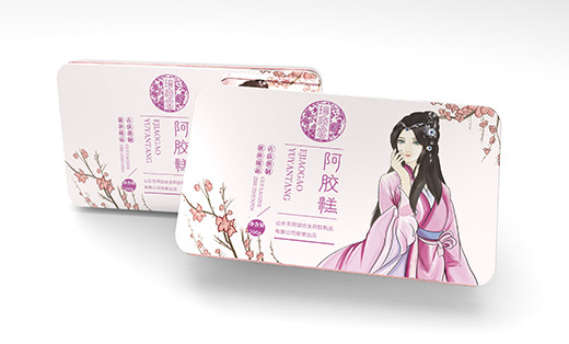 古風(fēng)阿膠糕食品包裝設(shè)計(jì)