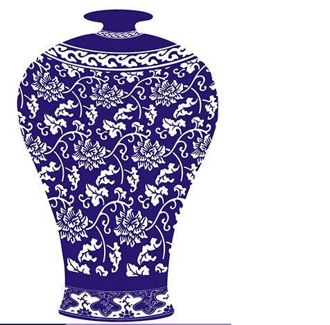 15款古典家佳樂文學(xué)青花瓷圖案剪紙藝術(shù)