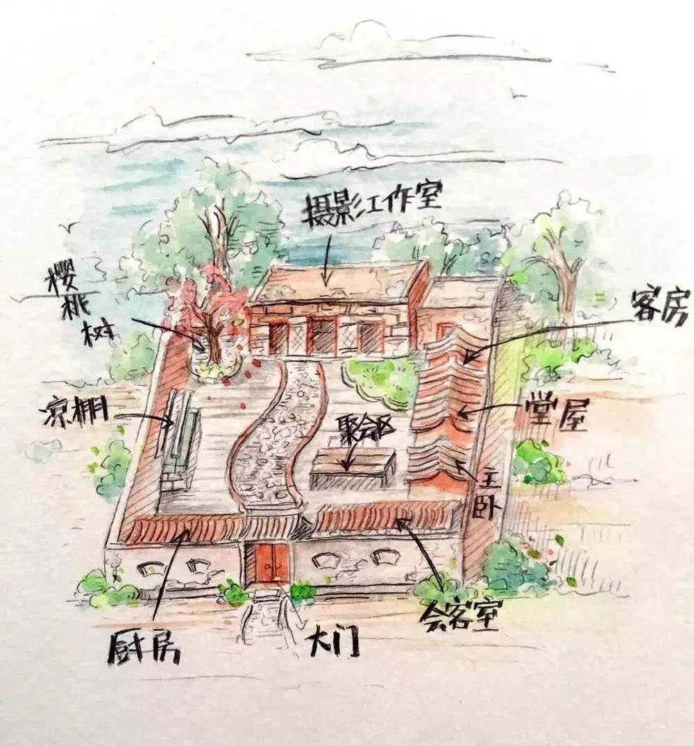 桃花源，有花為伴有茶糊口每一天都是美好光陰