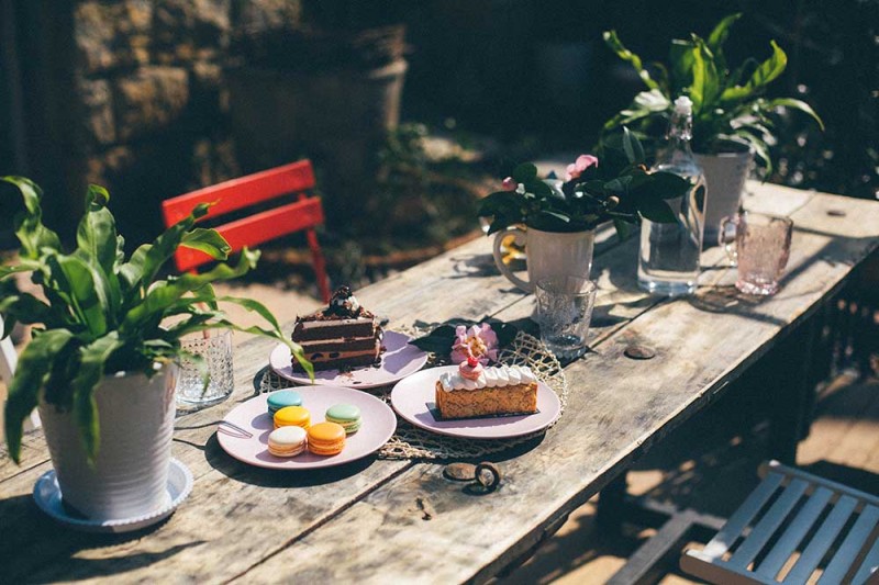 桃花源，有花為伴有茶糊口每一天都是美好光陰