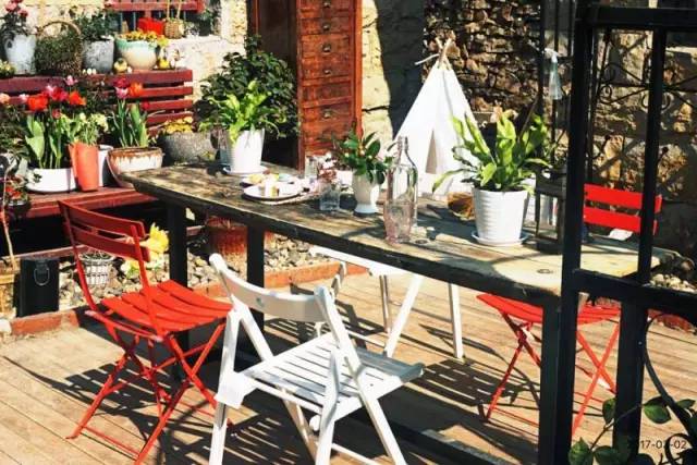 桃花源，有花為伴有茶糊口每一天都是美好光陰