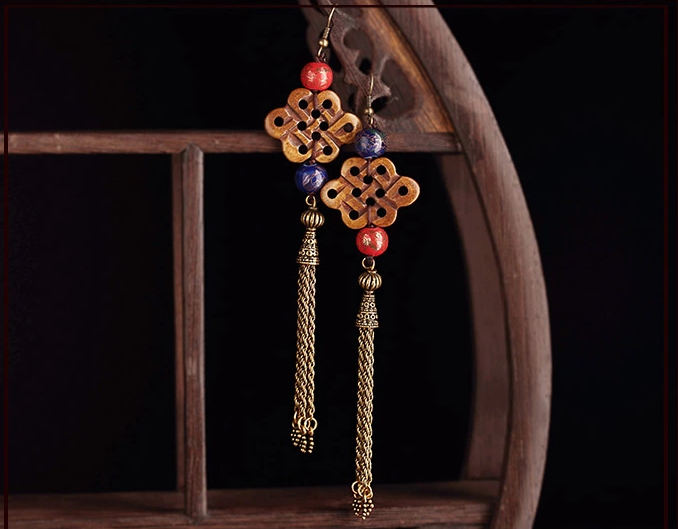 家佳樂文學古典氣質(zhì)耳環(huán)首飾