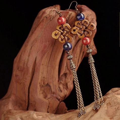 家佳樂文學古典氣質(zhì)耳環(huán)首飾