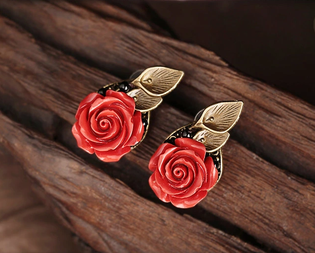 瑰覓家佳樂文學(xué)時尚耳釘首飾