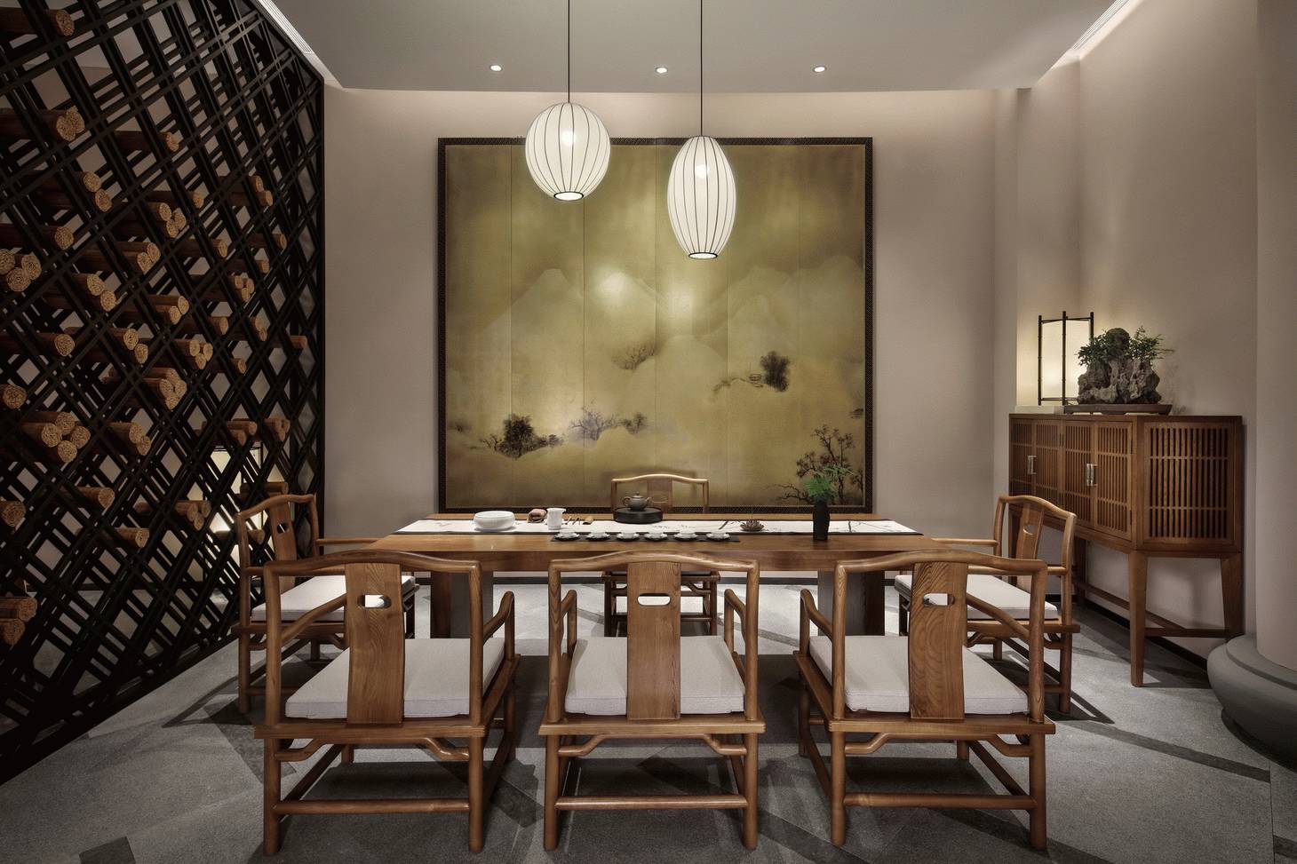 一茶一室，一中國