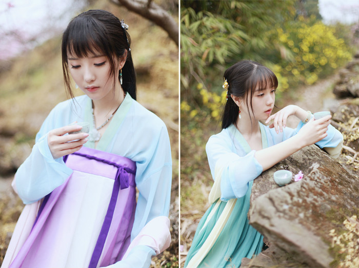閨蜜古裝女子攝影