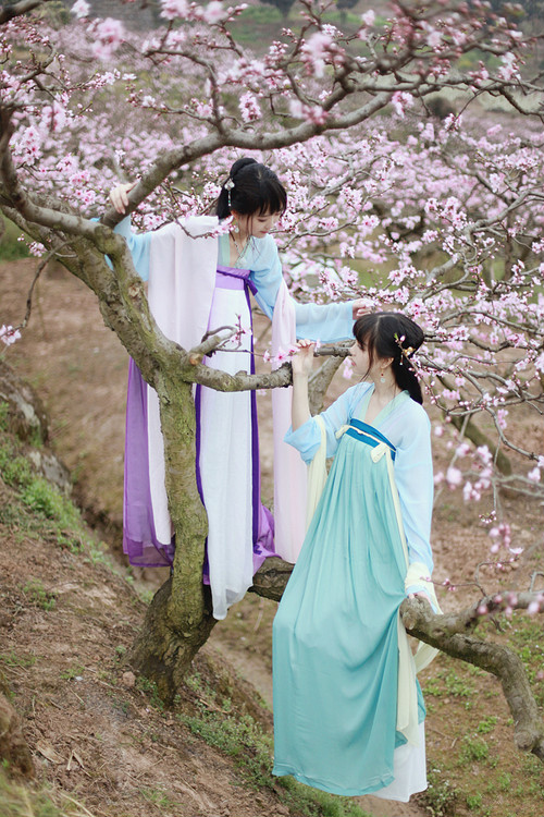 閨蜜古裝女子攝影