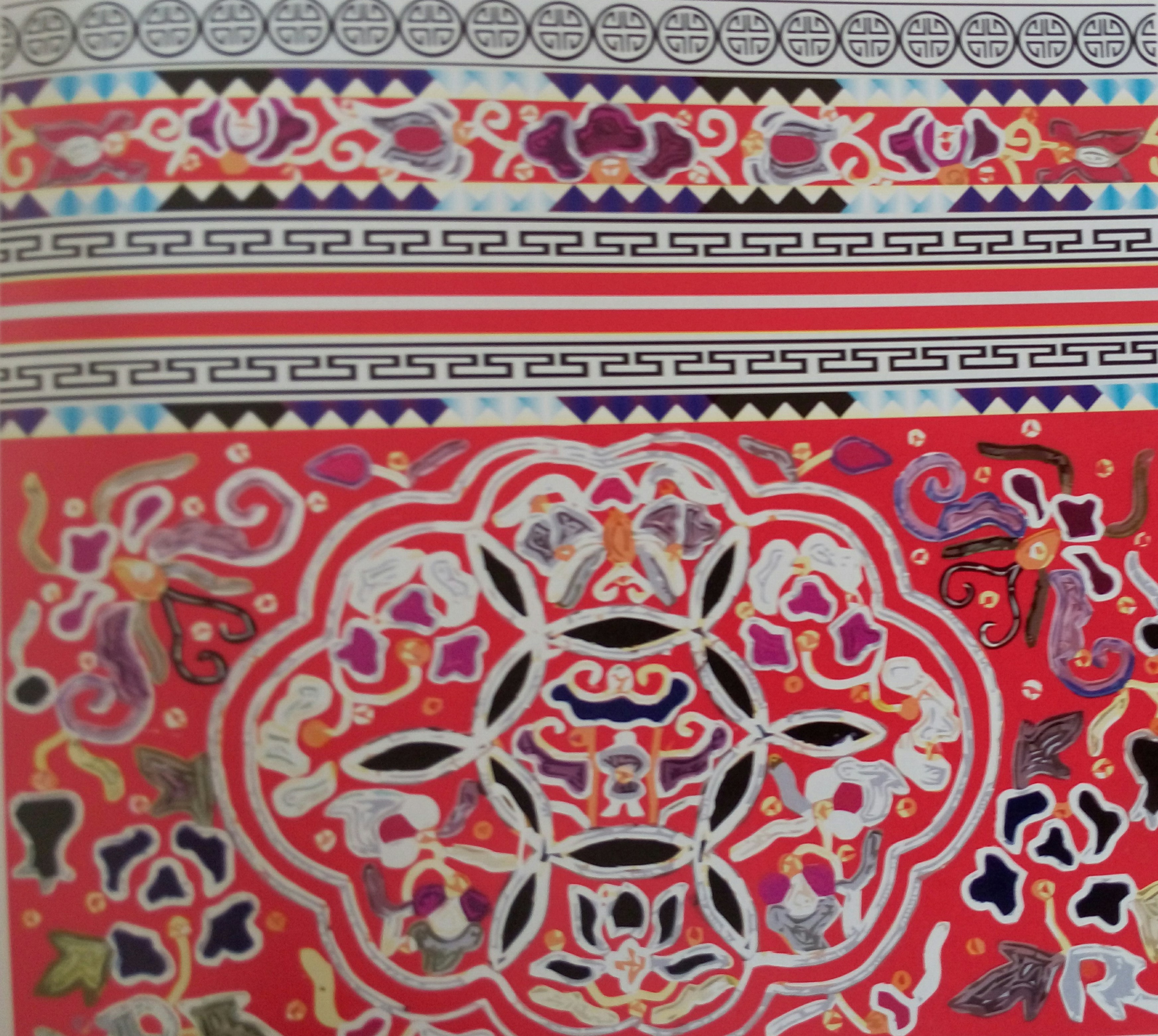 中國傳統(tǒng)刺繡與織物圖案