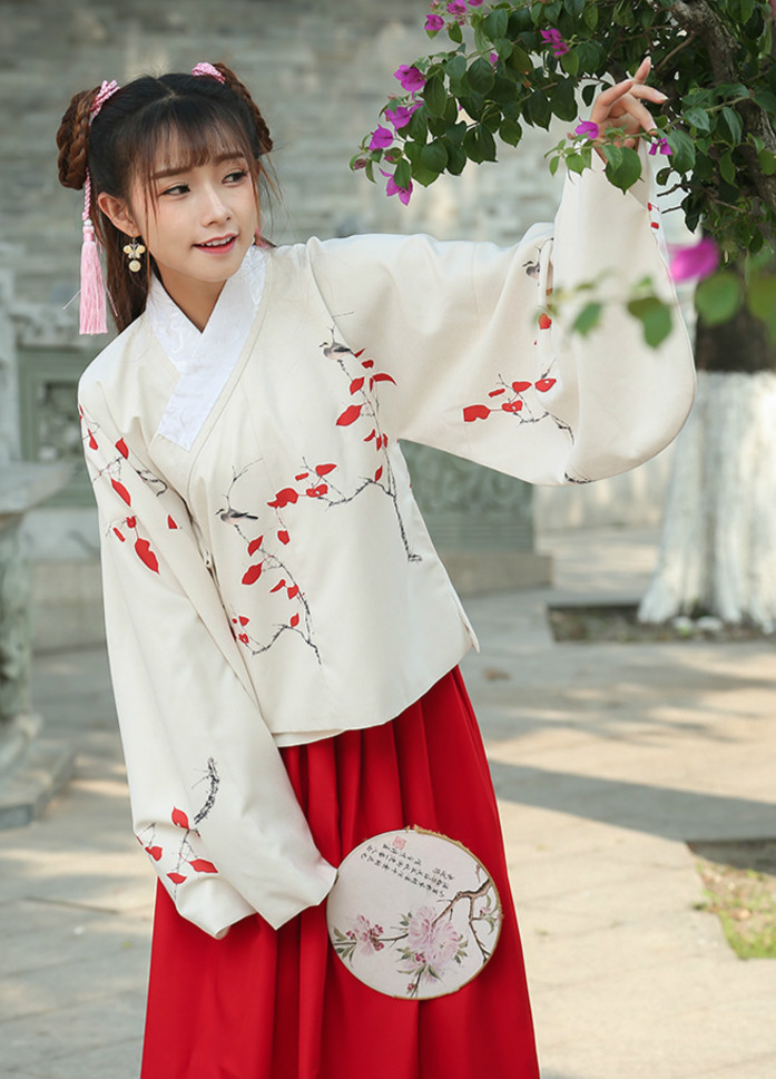 清新淡雅的家佳樂文學漢服古裝