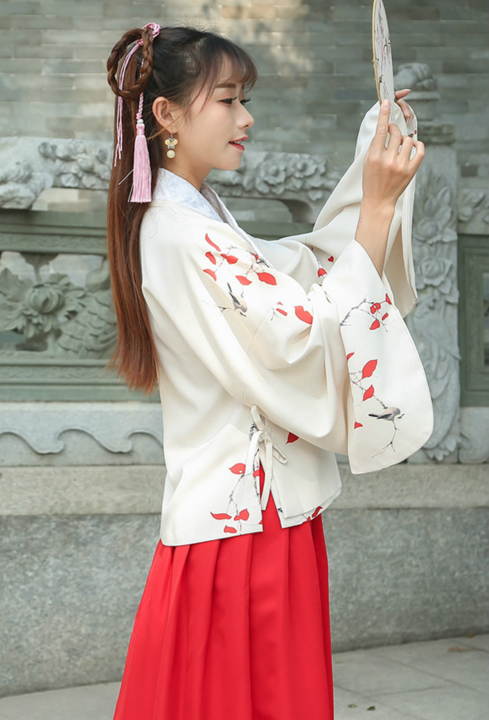 清新淡雅的家佳樂文學漢服古裝