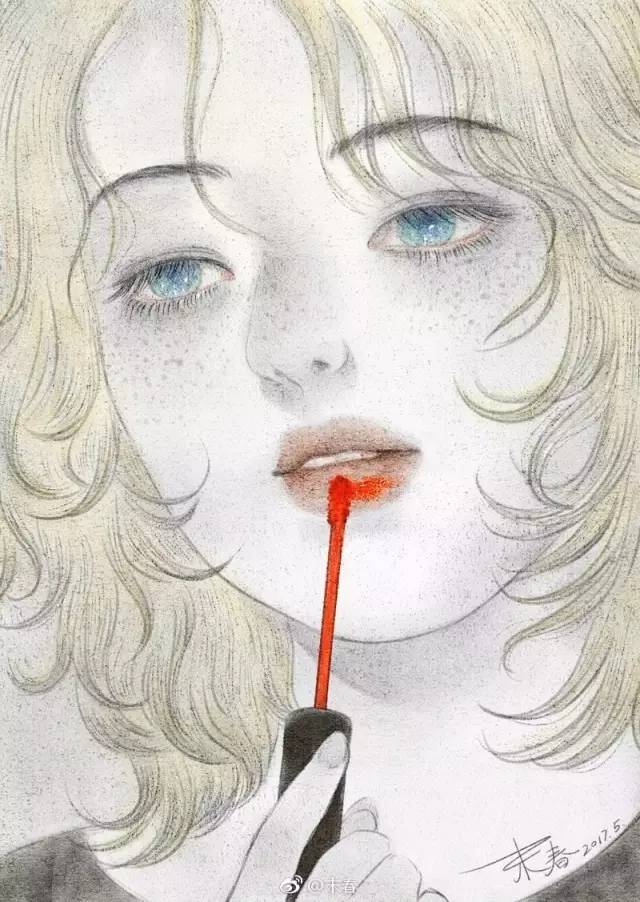 獨特中國美，最美插畫，膚如凝脂珠圓玉潤民國