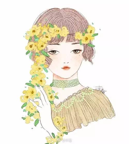 獨特中國美，最美插畫，膚如凝脂珠圓玉潤民國