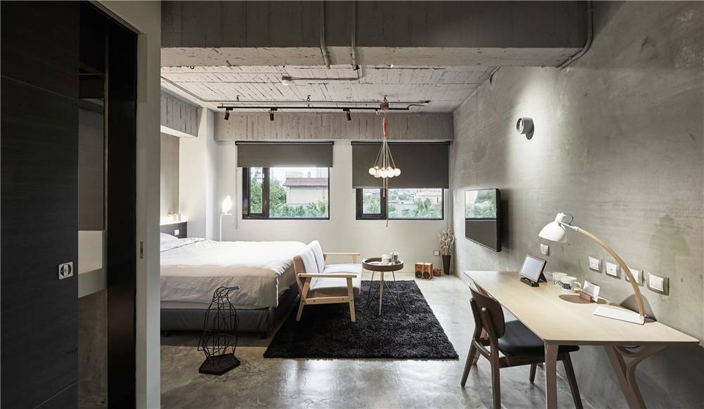 水泥毛坯房遇到中式禪意，最原生態(tài)的高級(jí)灰典