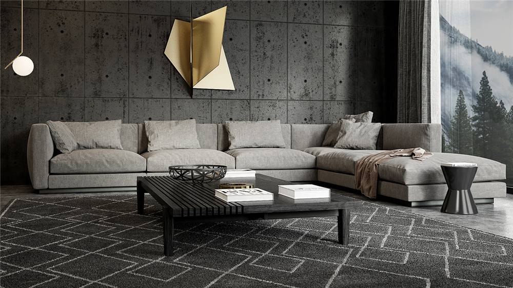 水泥毛坯房遇到中式禪意，最原生態(tài)的高級灰典