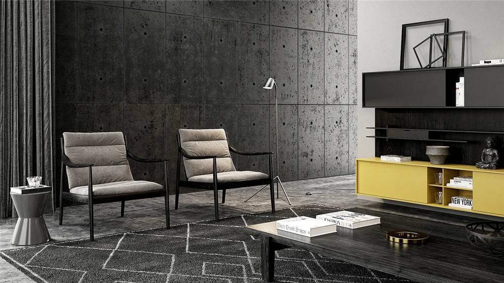 水泥毛坯房遇到中式禪意，最原生態(tài)的高級灰典