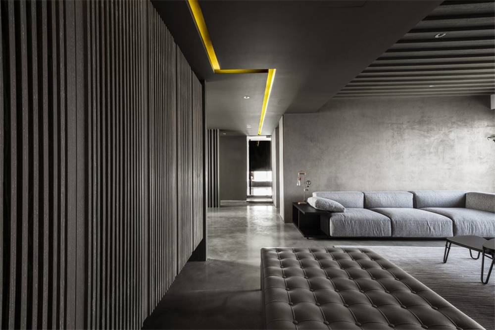 水泥毛坯房遇到中式禪意，最原生態(tài)的高級灰典