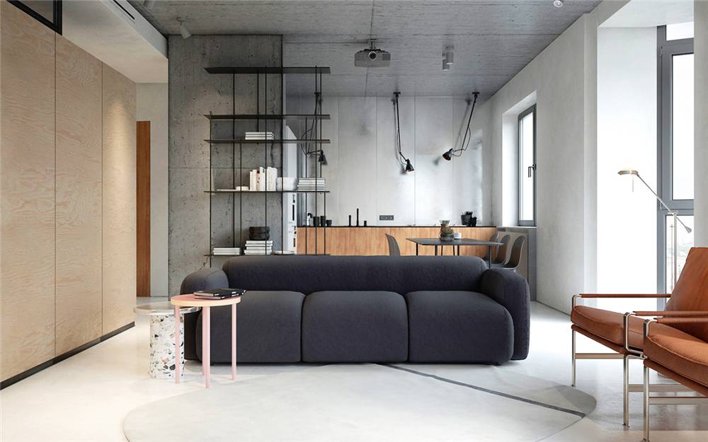 水泥毛坯房遇到中式禪意，最原生態(tài)的高級(jí)灰典