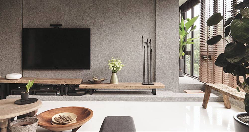 水泥毛坯房遇到中式禪意，最原生態(tài)的高級(jí)灰典