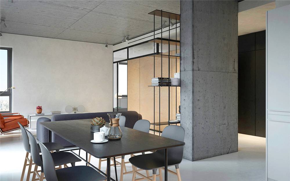 水泥毛坯房遇到中式禪意，最原生態(tài)的高級(jí)灰典