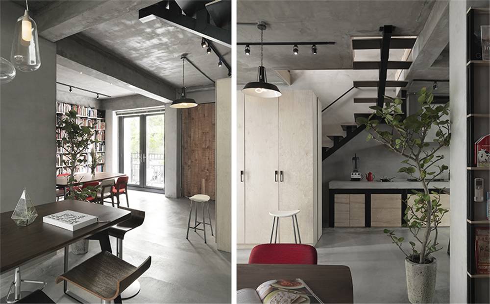 水泥毛坯房遇到中式禪意，最原生態(tài)的高級灰典