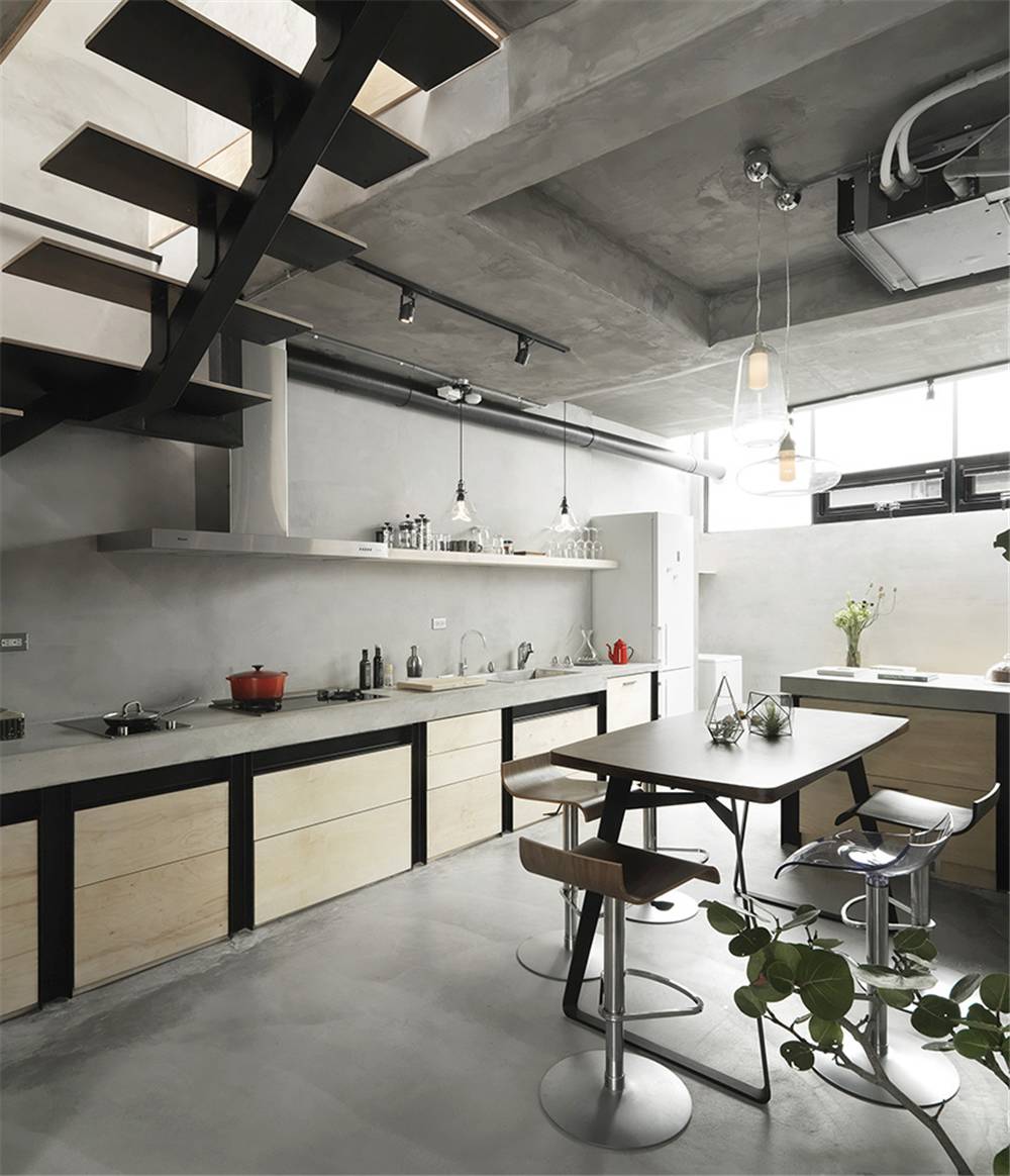 水泥毛坯房遇到中式禪意，最原生態(tài)的高級灰典