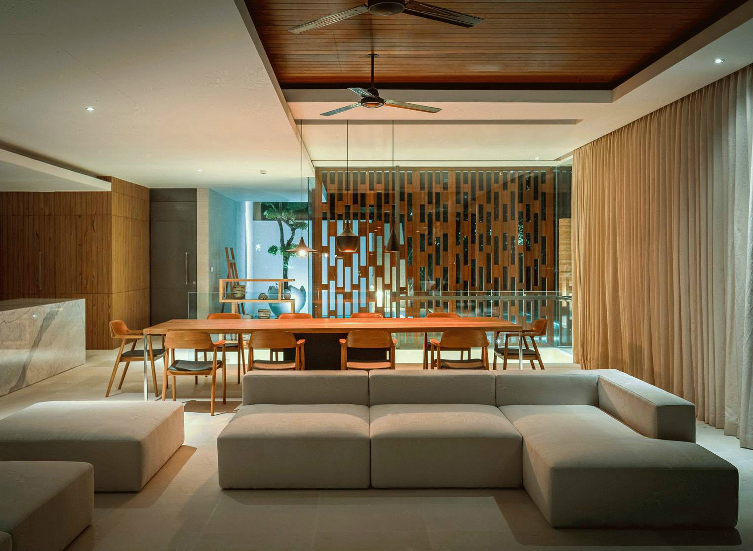 印度臨海別墅設(shè)計 新中式建筑中的木與石