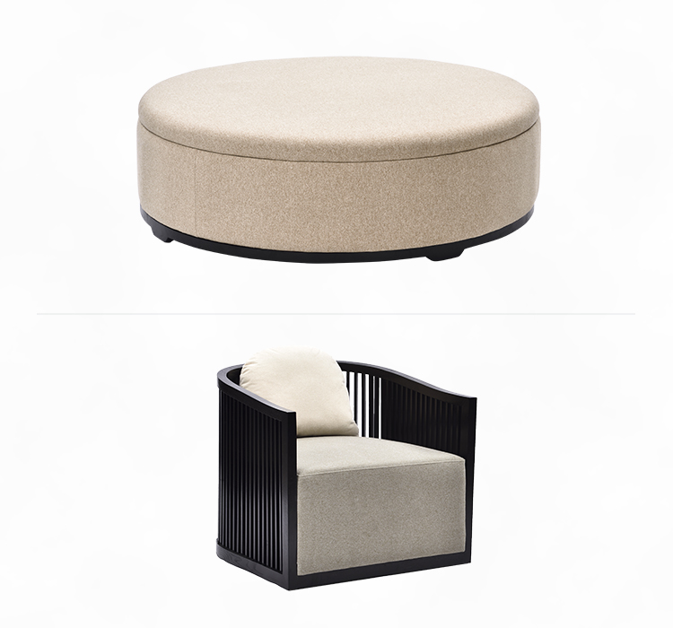 簡約大方的實(shí)木新中式沙發(fā)