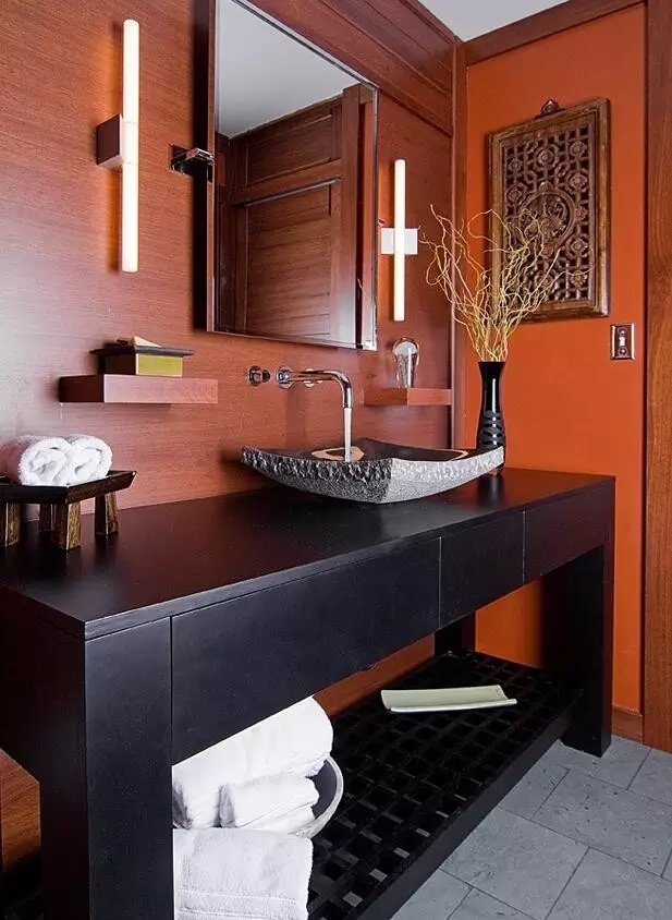 原來(lái)衛(wèi)生間也可以高大上，新中式衛(wèi)生間設(shè)計(jì)