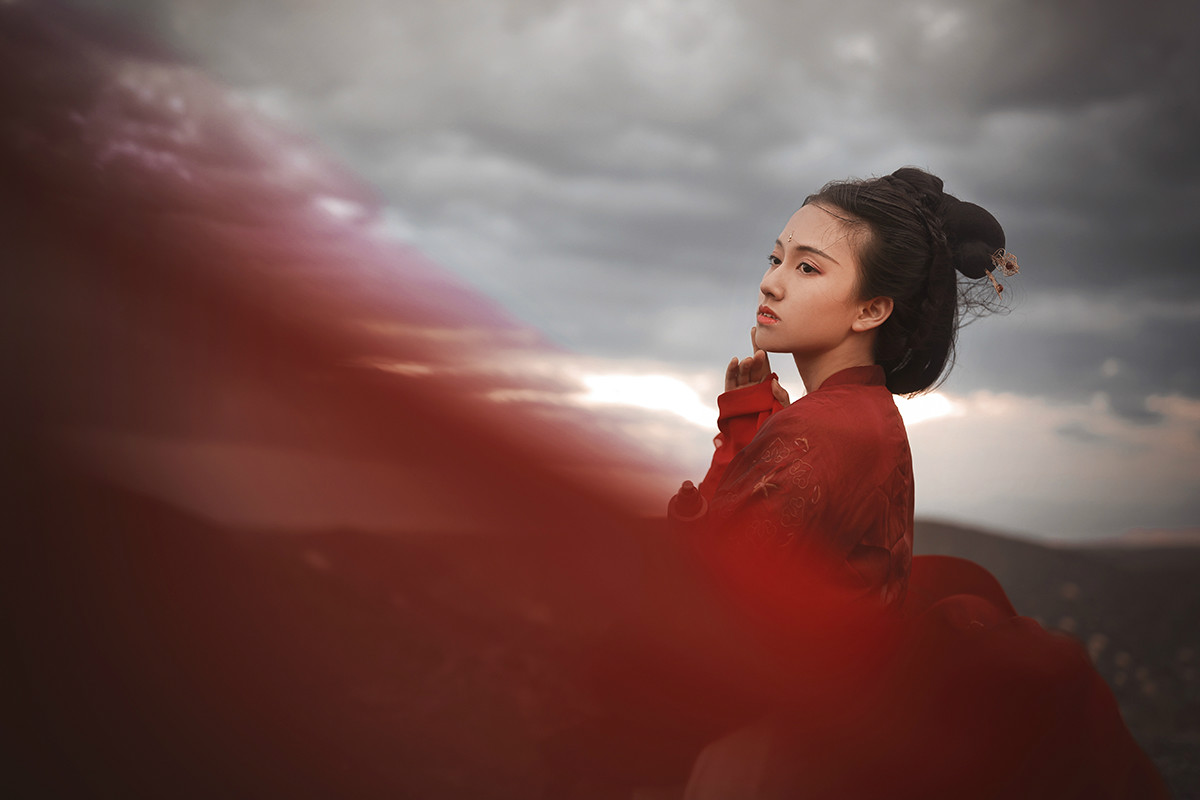 絕美妖嬈的古裝女子攝影