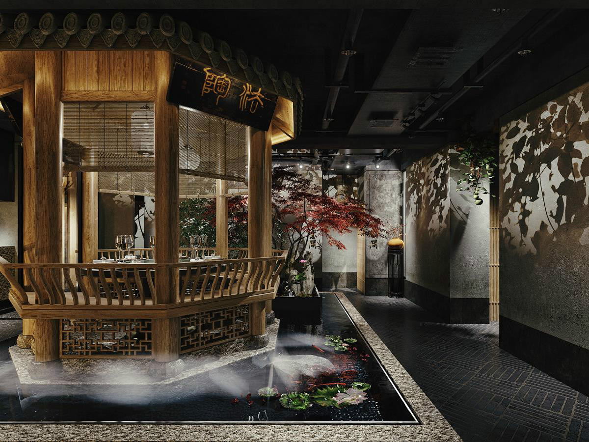 風雅韻味十足的中式會所空間設計