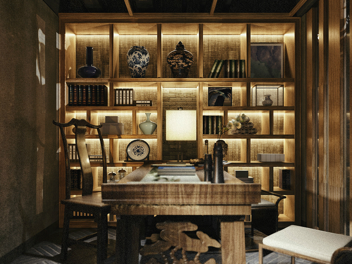 風雅韻味十足的中式會所空間設計