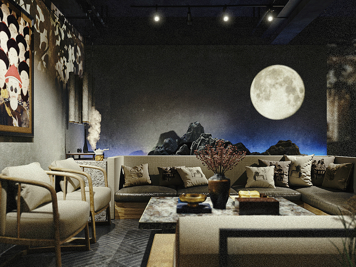 風雅韻味十足的中式會所空間設計