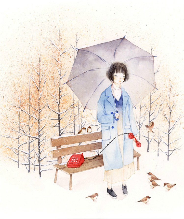 小清新水彩插畫欣賞