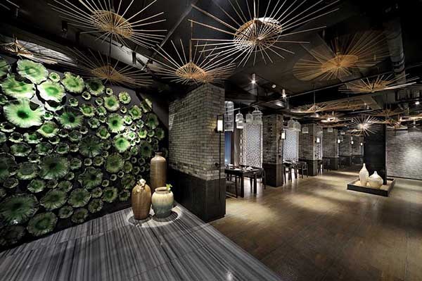 簡約時尚的東方美，意境餐廳設(shè)計