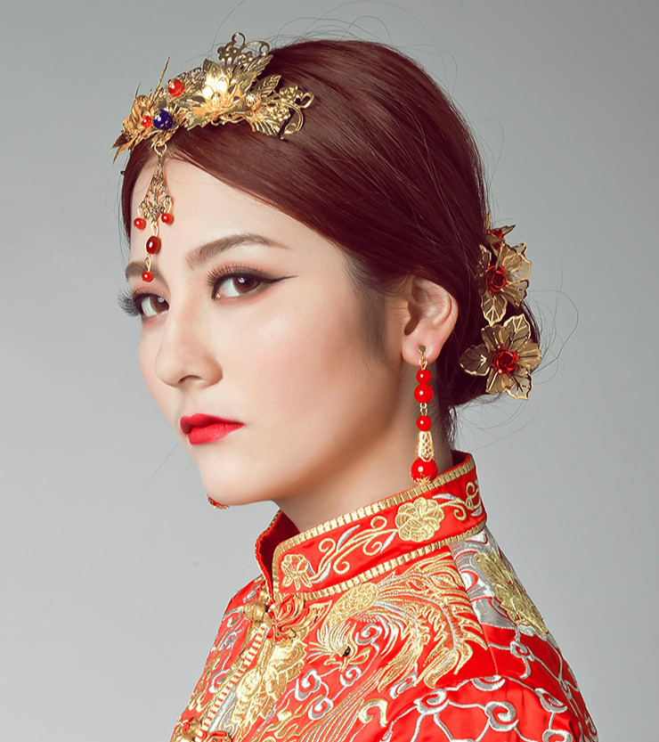 家佳樂文學中式新娘頭飾