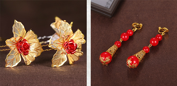 家佳樂文學中式新娘頭飾