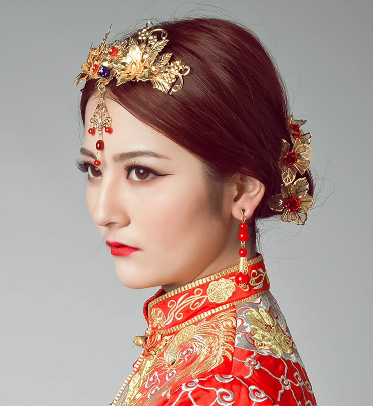 家佳樂文學中式新娘頭飾