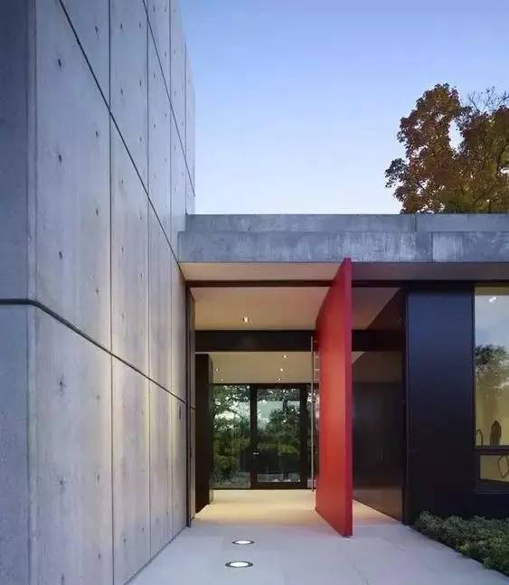 水泥墻樸素寂靜的美，庭院設(shè)計(jì)