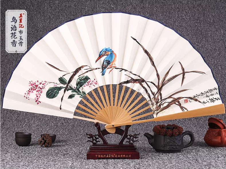 家佳樂文學(xué)手繪水墨畫折扇