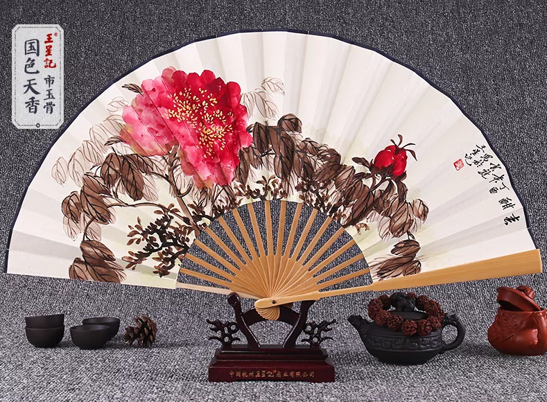 家佳樂文學(xué)手繪水墨畫折扇