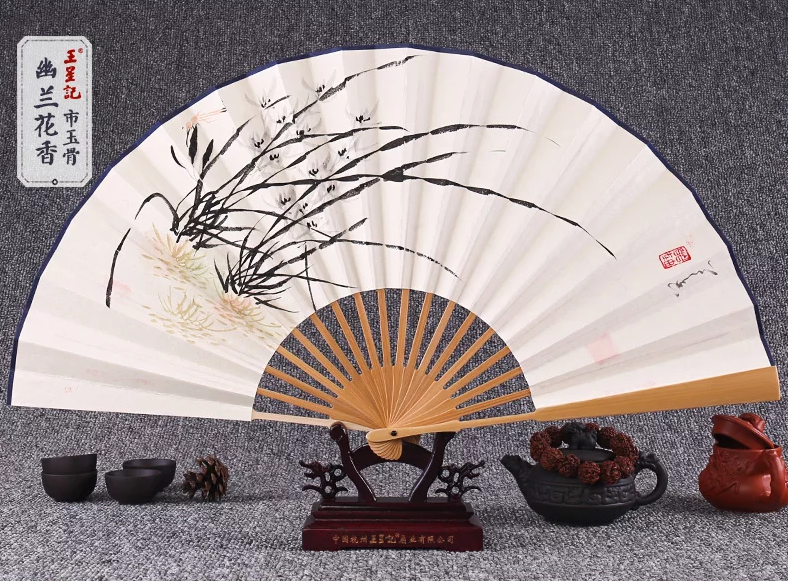 家佳樂文學(xué)手繪水墨畫折扇