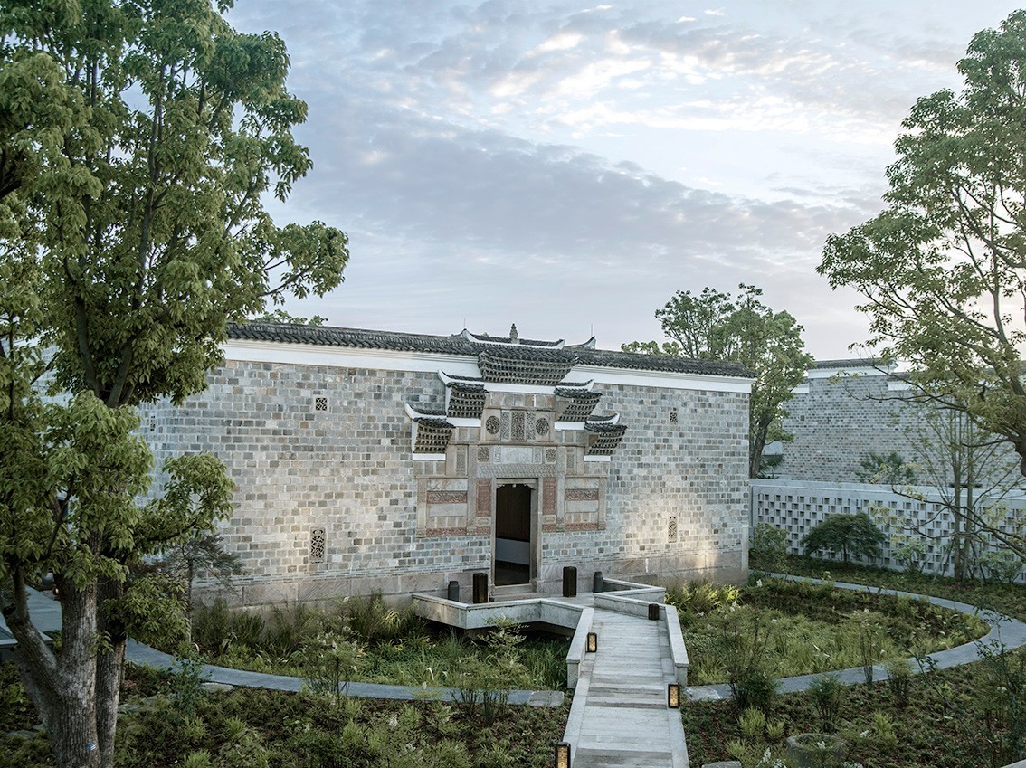 新中式建筑，安縵中式酒店