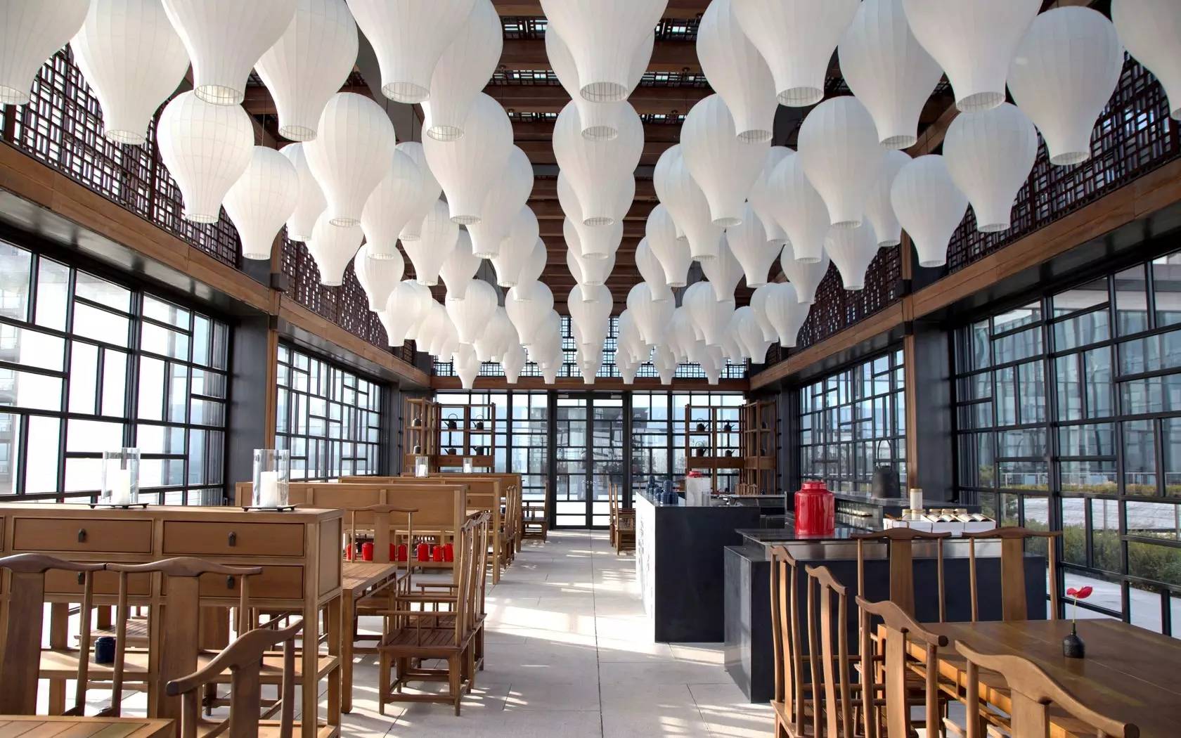 新中式建筑，涵碧樓中式酒店