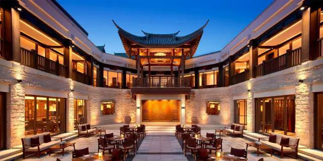 新中式建筑，悅榕莊中式酒店