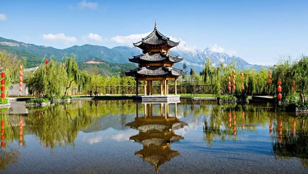 新中式建筑，悅榕莊中式酒店