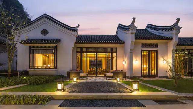 新中式建筑，悅榕莊中式酒店